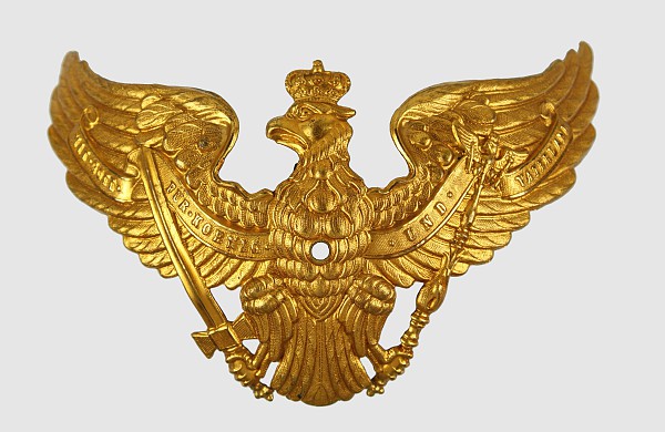 Adlerauflage Goldfarbender kleiner preussischer Adler