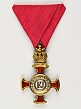 Goldenes Verdienstkreuz mit Krone.